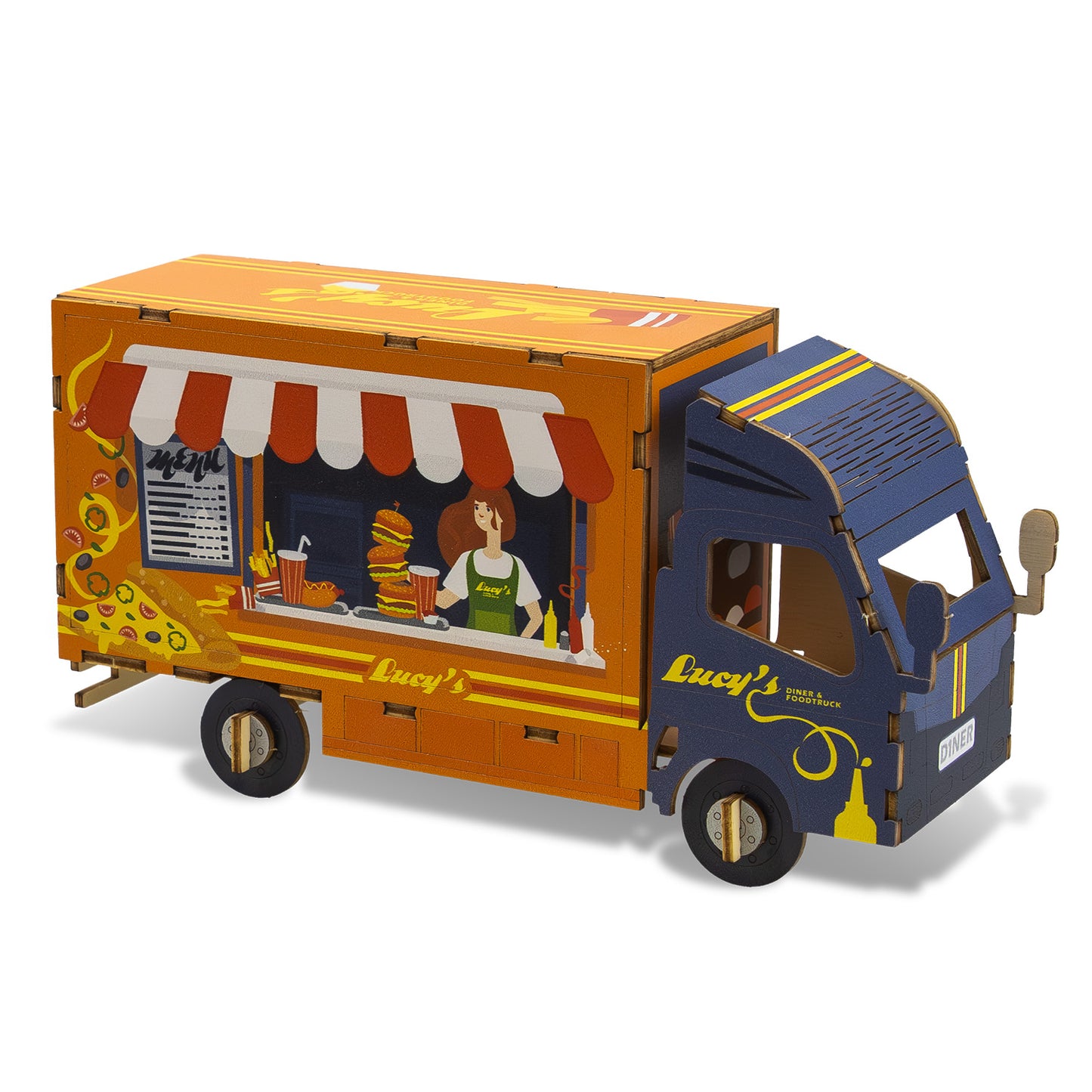 BRANDCRAFT Small Truck Wooden Model