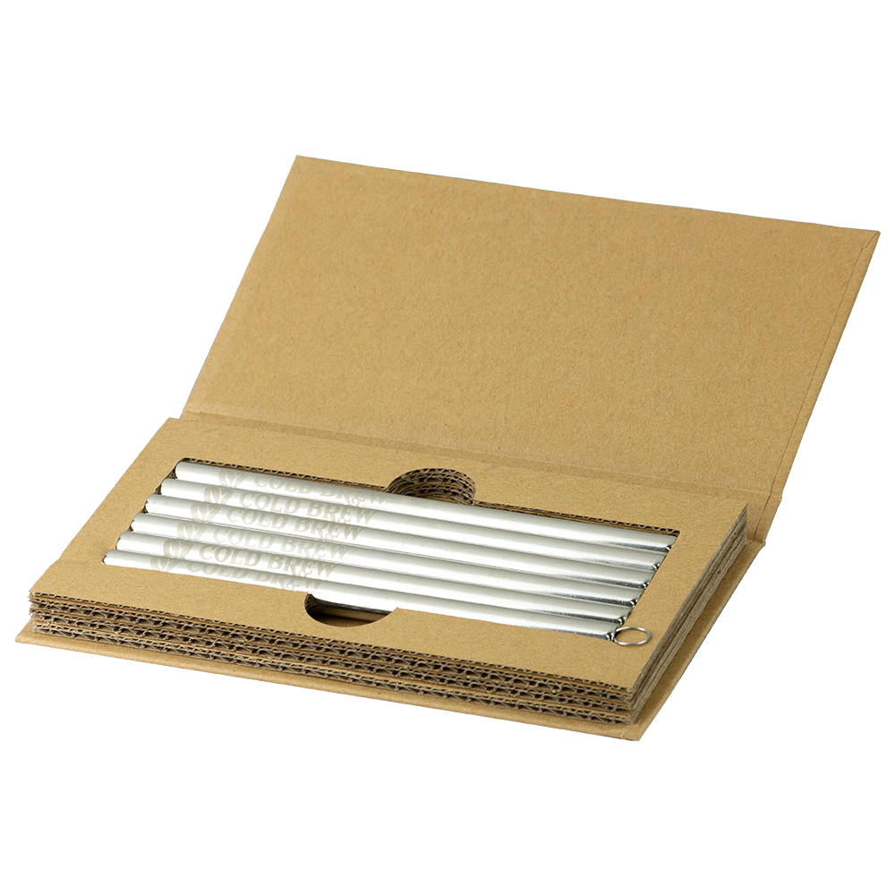 Stainless Steel Straws - Set of 6