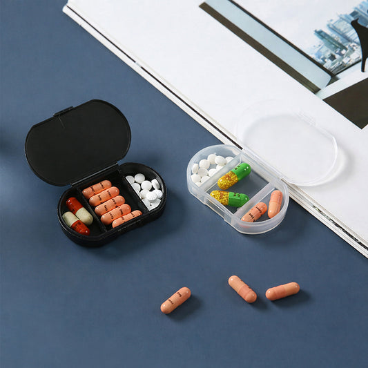 3 Compartments Pill Box