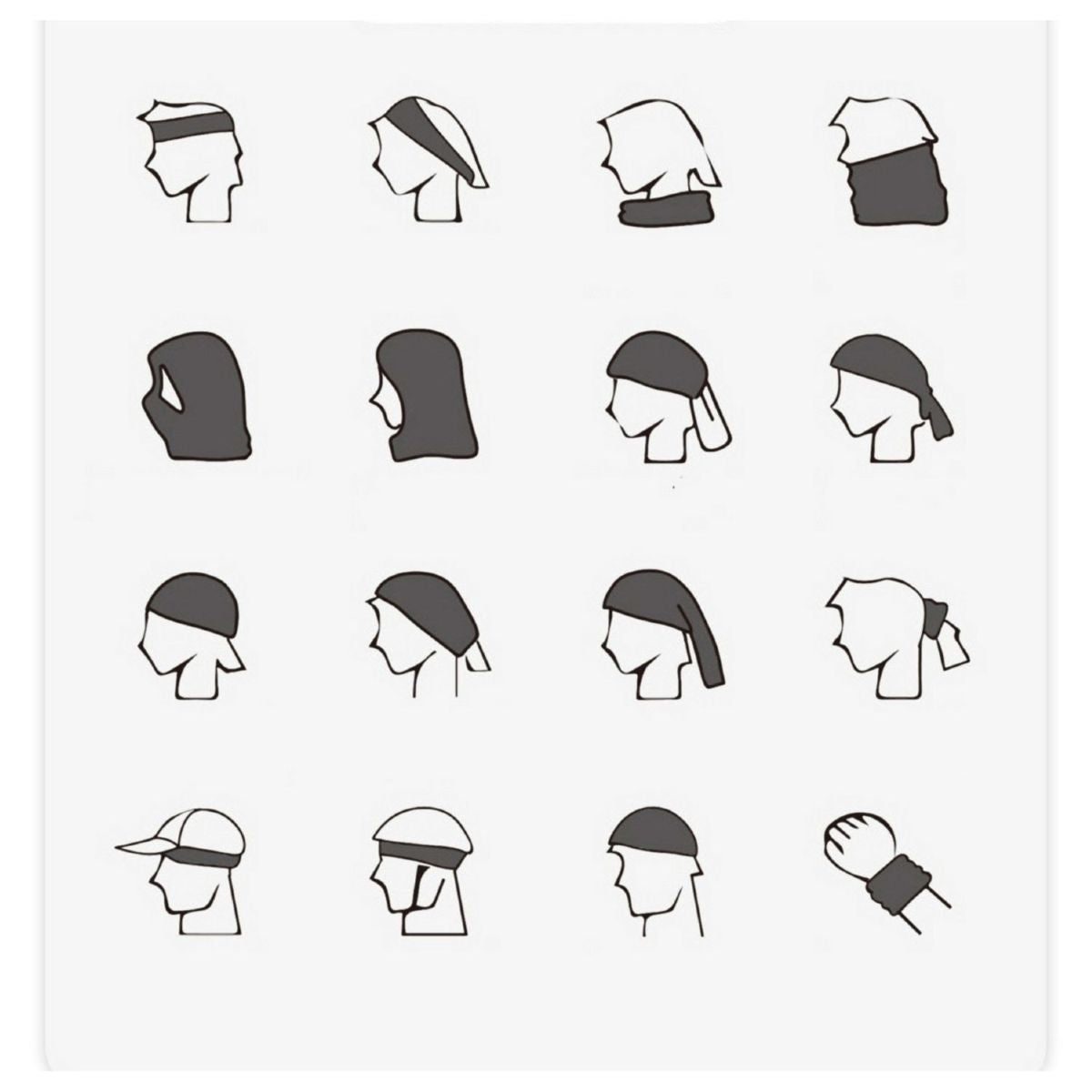 Premium Multi-Purpose Headwear Buff UPF50+