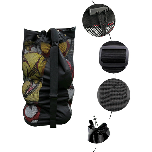 Large Drawstring Mesh Ball Bag