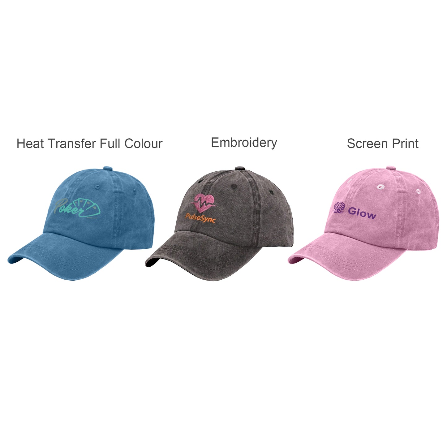 6 Panel Vintage Washed Baseball Cap