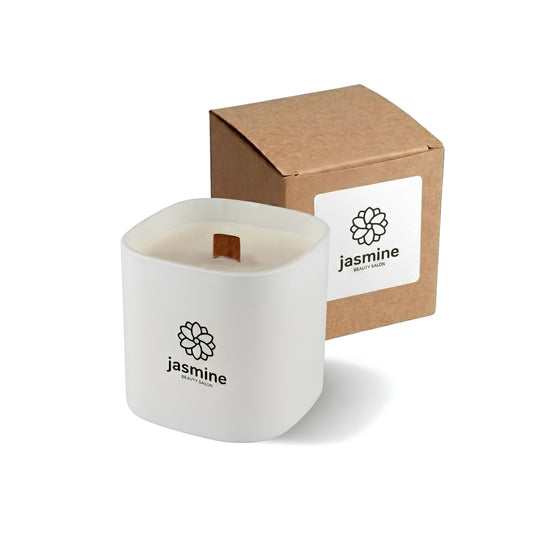 Premium Square Glass Candle