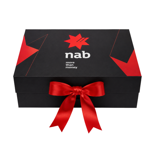 Full Colour Magnetic Gift Box with Ribbon - Small