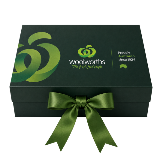Full Colour Magnetic Gift Box with Ribbon - Medium