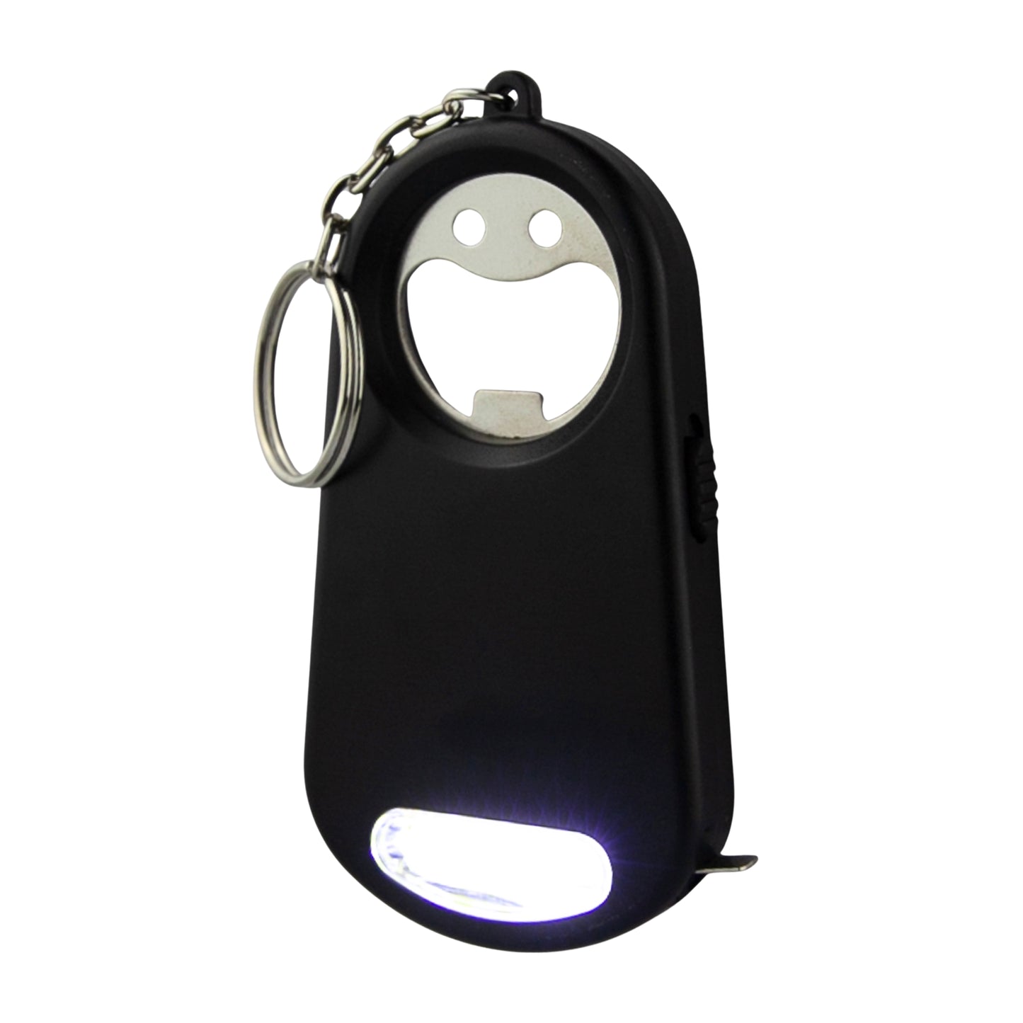 Smily Torch Tape Bottle Opener Key Ring