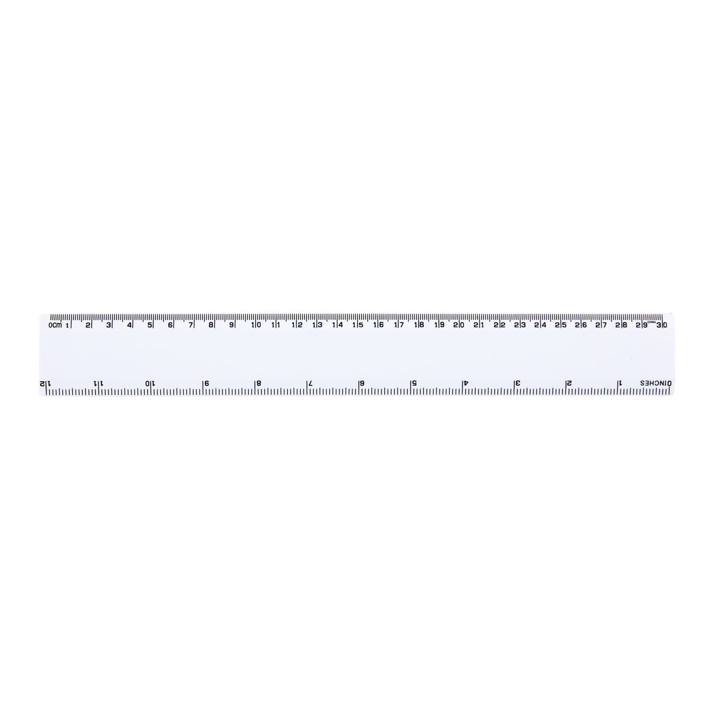 Custom 30cm White Ruler