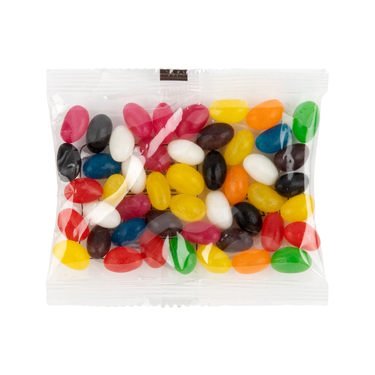 Assorted Colour Mini Jelly Beans in 50 Gram Cello Bag