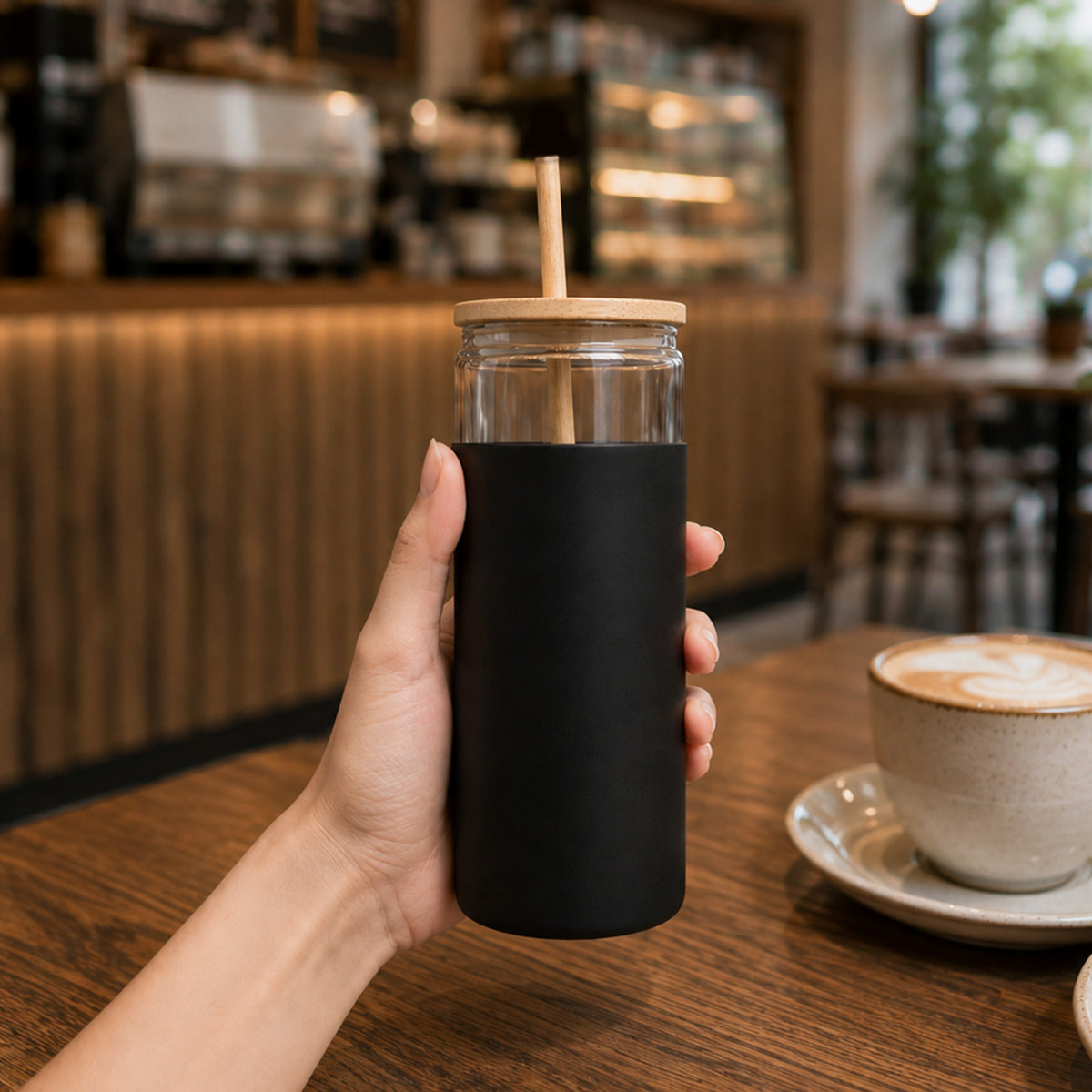 Custom Pisa 480ml Glass Tumbler
