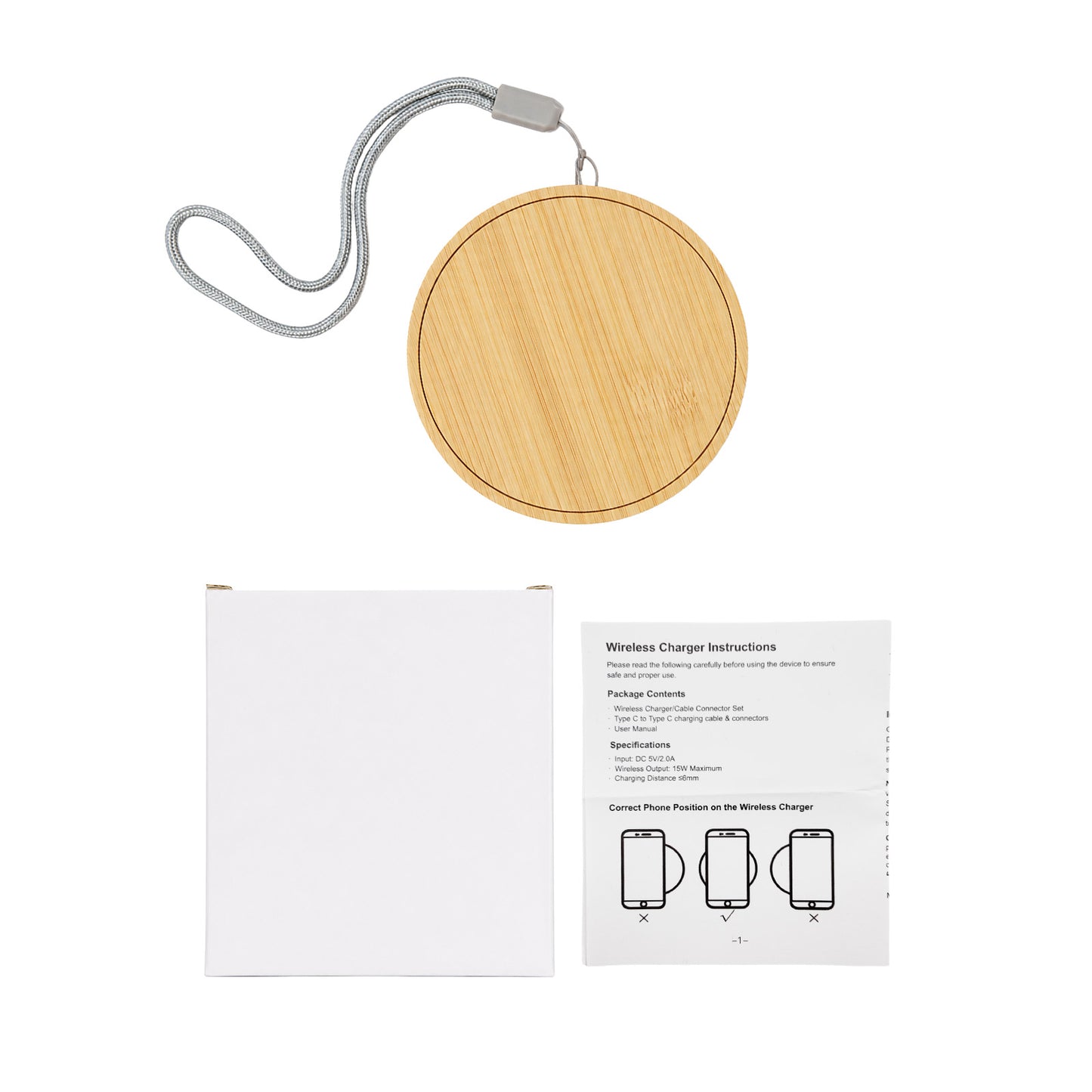 Reveal Circle Wireless Charger Set