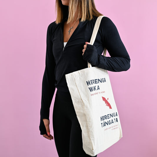 Calico Tote Bag with Gusset