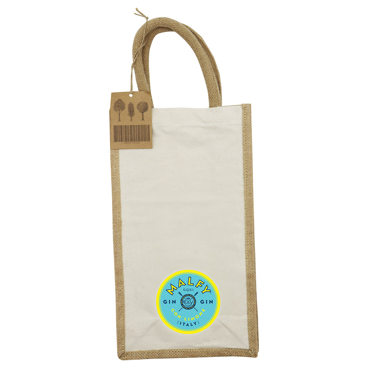 Jute Double Wine Bag