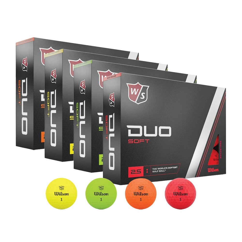 Wilson Duo Soft Golf Balls – 3 Ball Sleeves