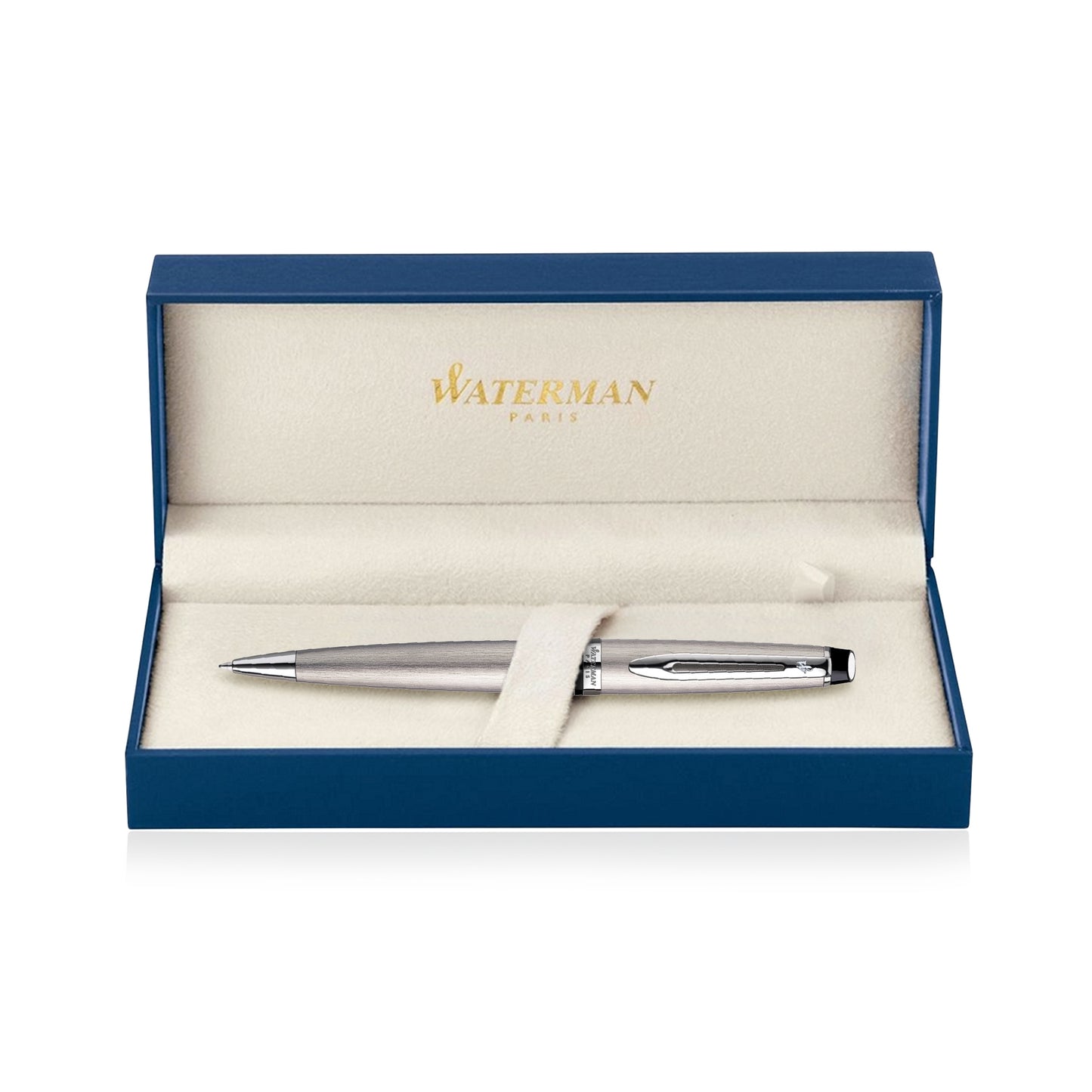 Waterman Expert - Brushed Stainless Palladium Chrome Trim