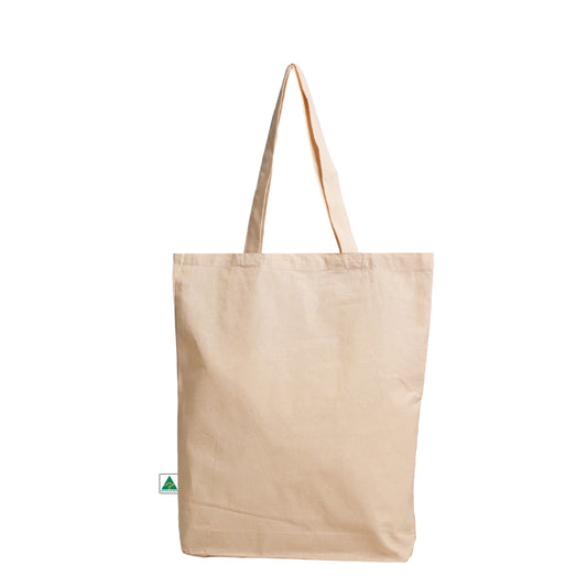 Australian Made Cotton Tote with Bottom Gusset