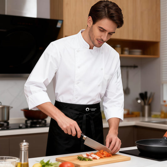 100% Polyester Half Apron With Pocket