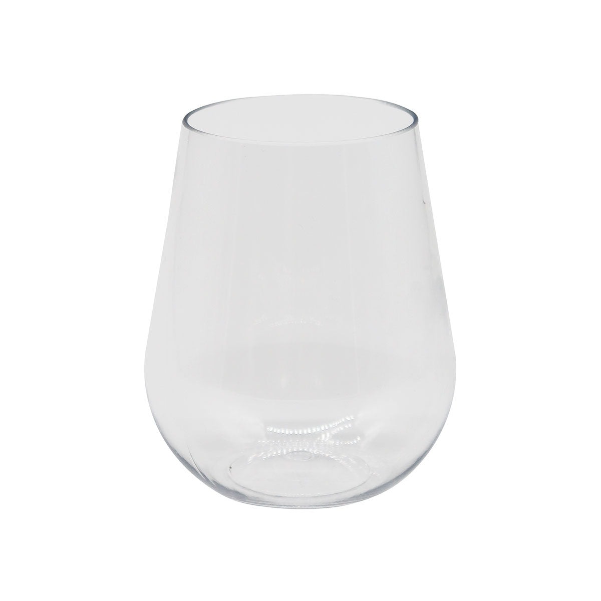 Stemless Shatterproof White Wine Glass