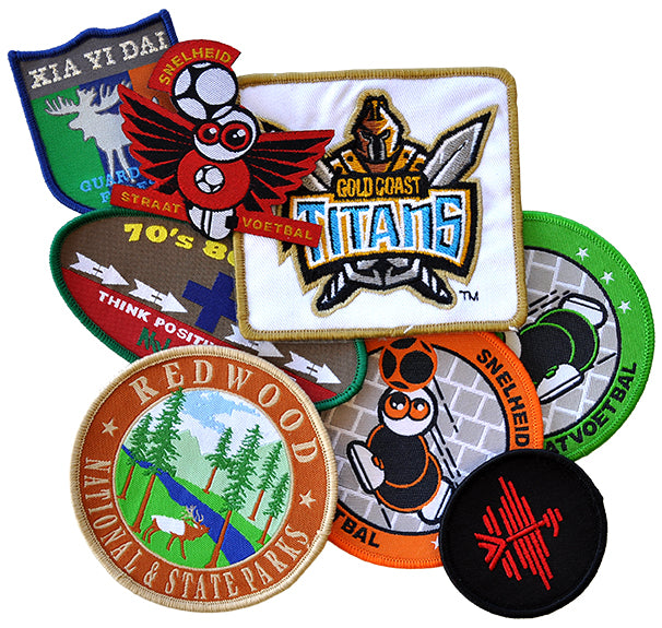 Embroidered Badges - 80 mm d