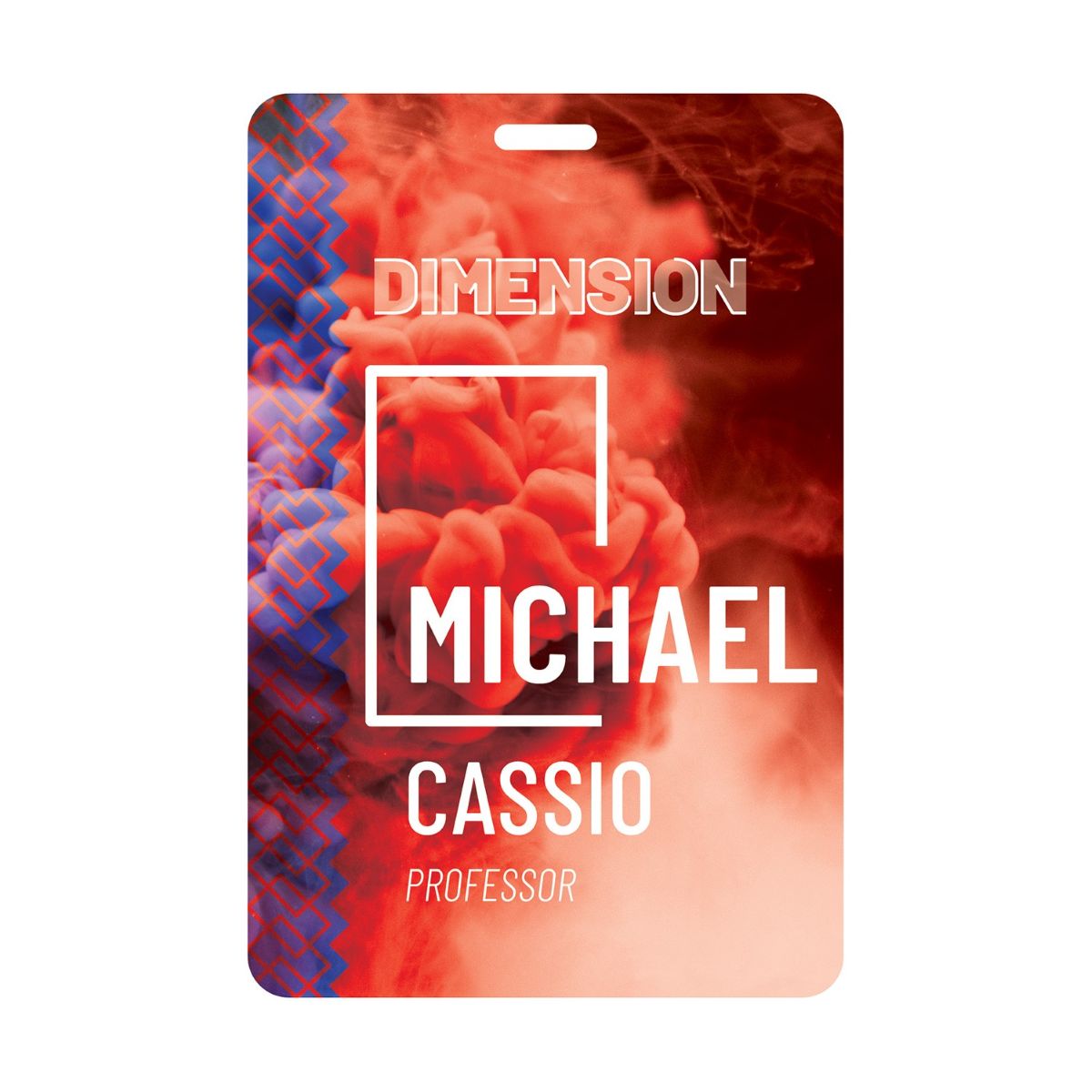 Printed Name Tag - Portrait