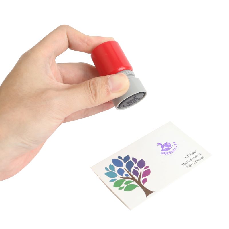Coloured Round Stamp