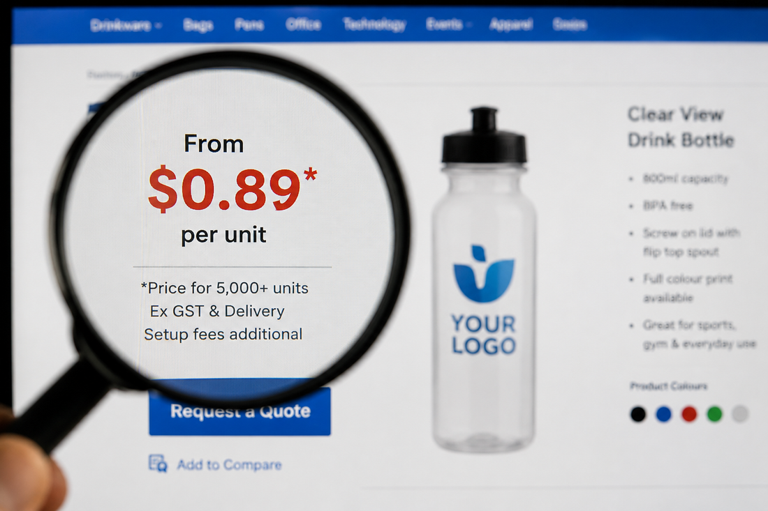 Why "From" Pricing Can Be Misleading When Buying Promotional Products