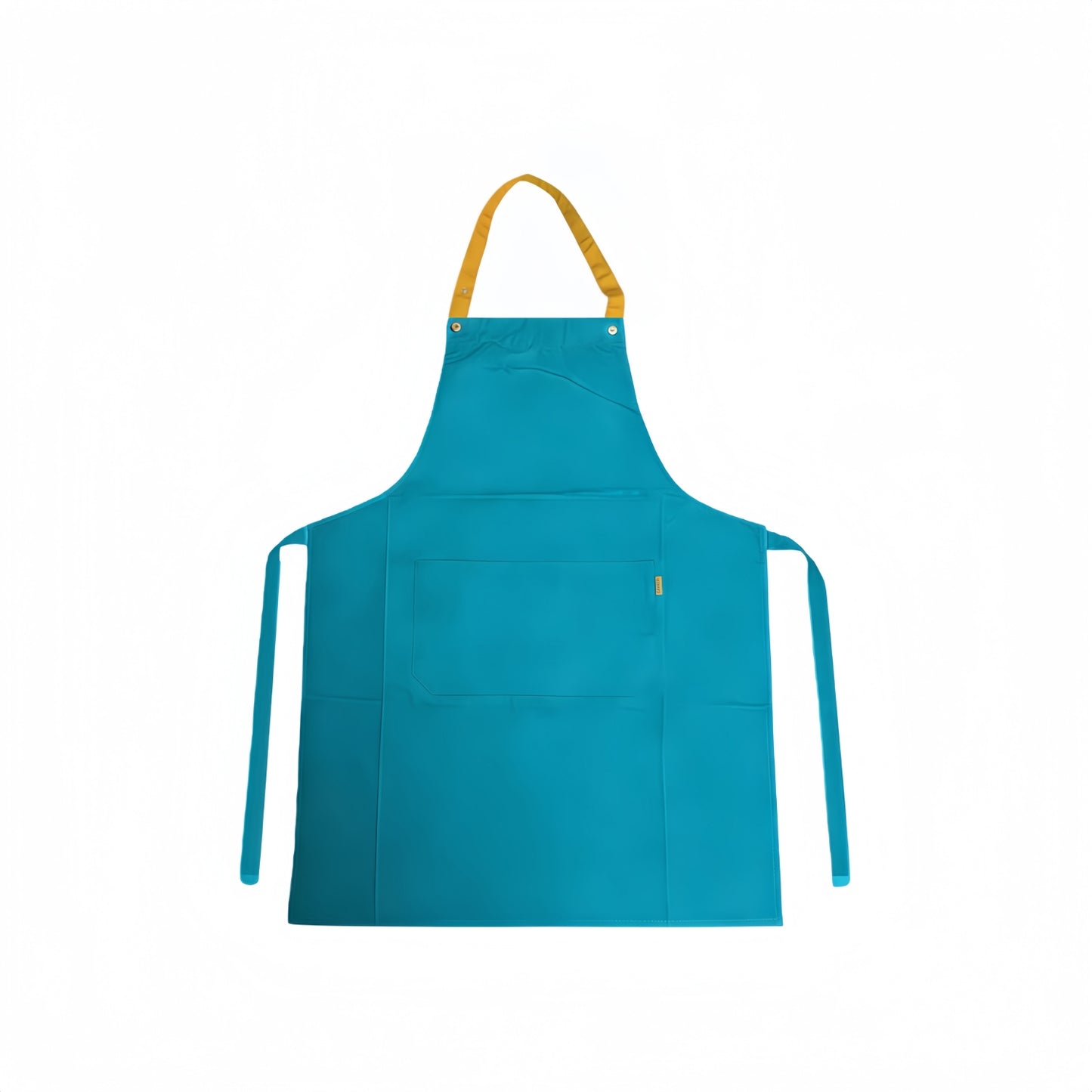 Poly-Cotton Canvas Full Bib Apron With Colour Neck Strap