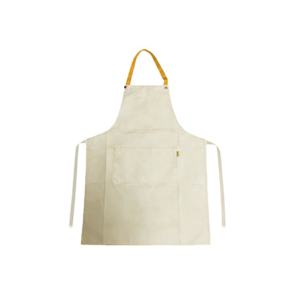 Poly-Cotton Canvas Full Bib Apron With Colour Neck Strap