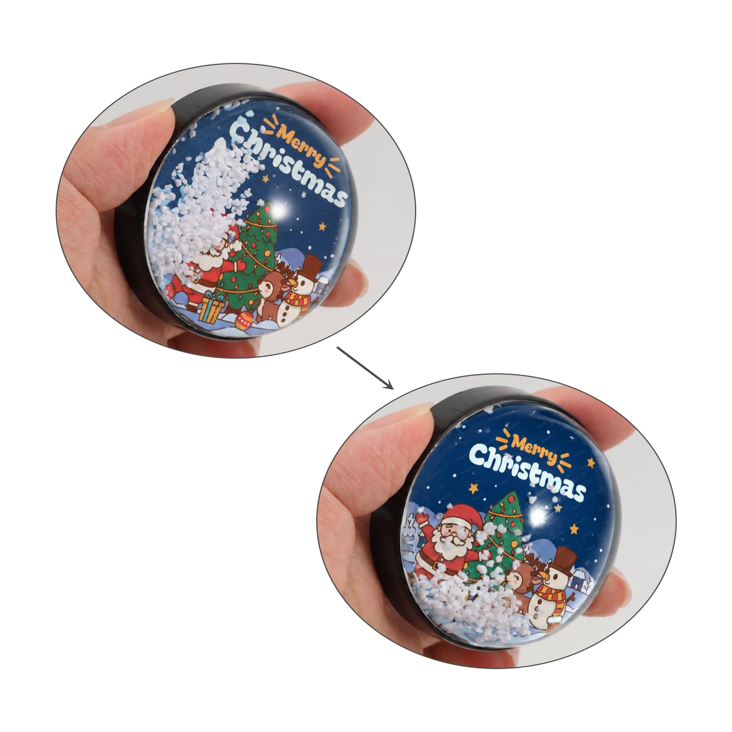 Snow Globe Fridge Magnet