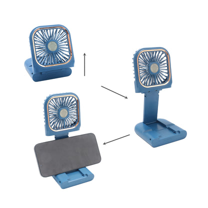 Folding Neck Fan With Phone Stand