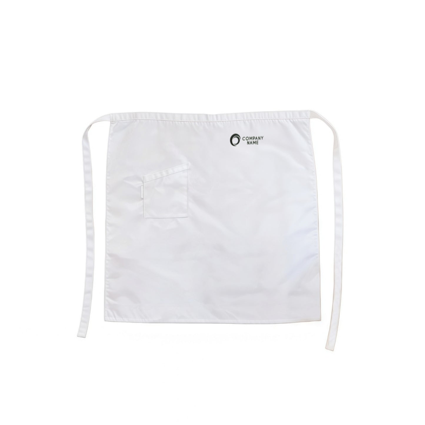 100% Polyester Half Apron With Pocket