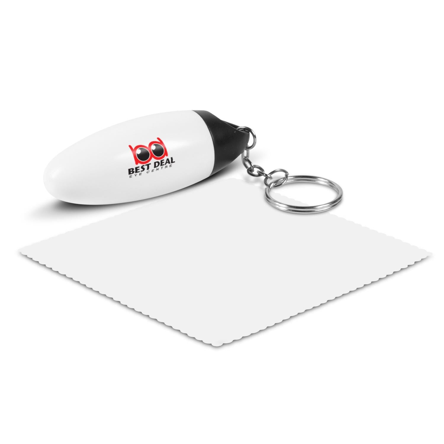 Microfibre Cloth Key Ring | Custom Cleaning Cloths Australia – Campbell ID
