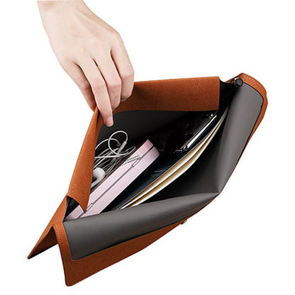 PU Leather A4 File Bag