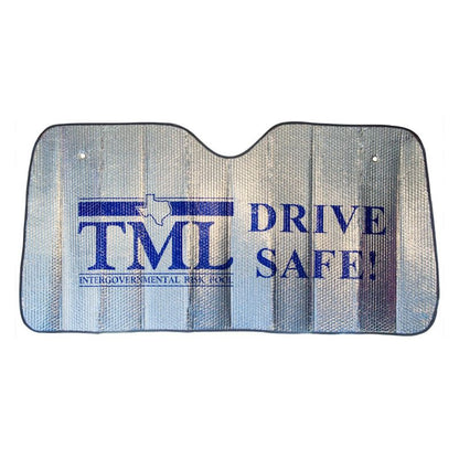 Concertina Metallic Car Sun Shade