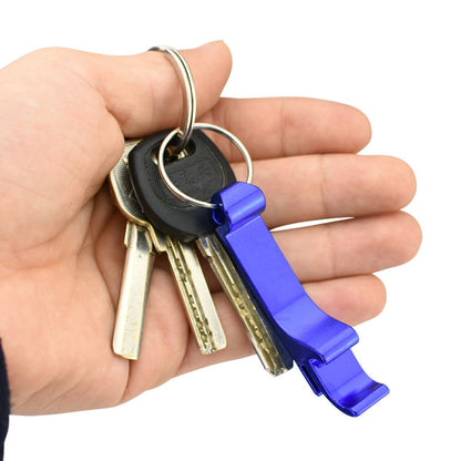 Metal Bottle Opener Key Ring