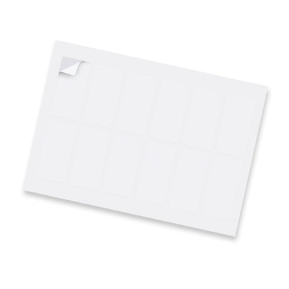 Sticker Sheet 40 x 80mm Rectangle - Matte