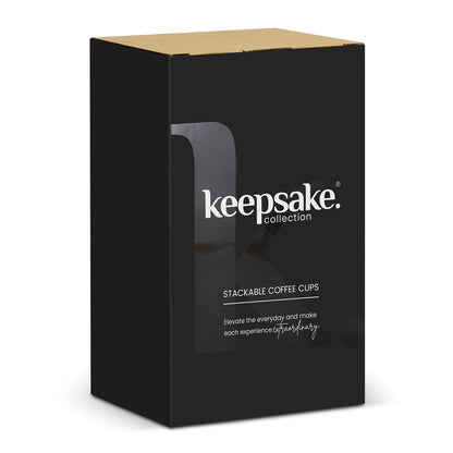 Keepsake Stackable Coffee Cup - Set of 2