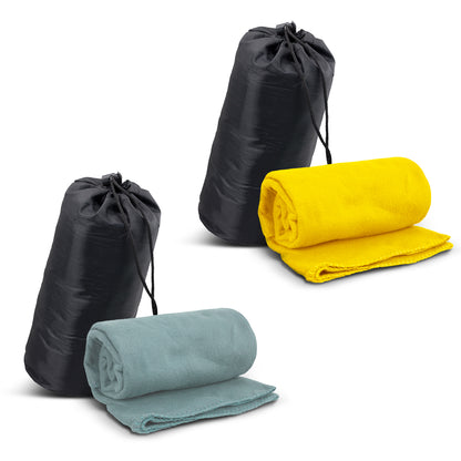 Glasgow Fleece Blanket in Carry Bag