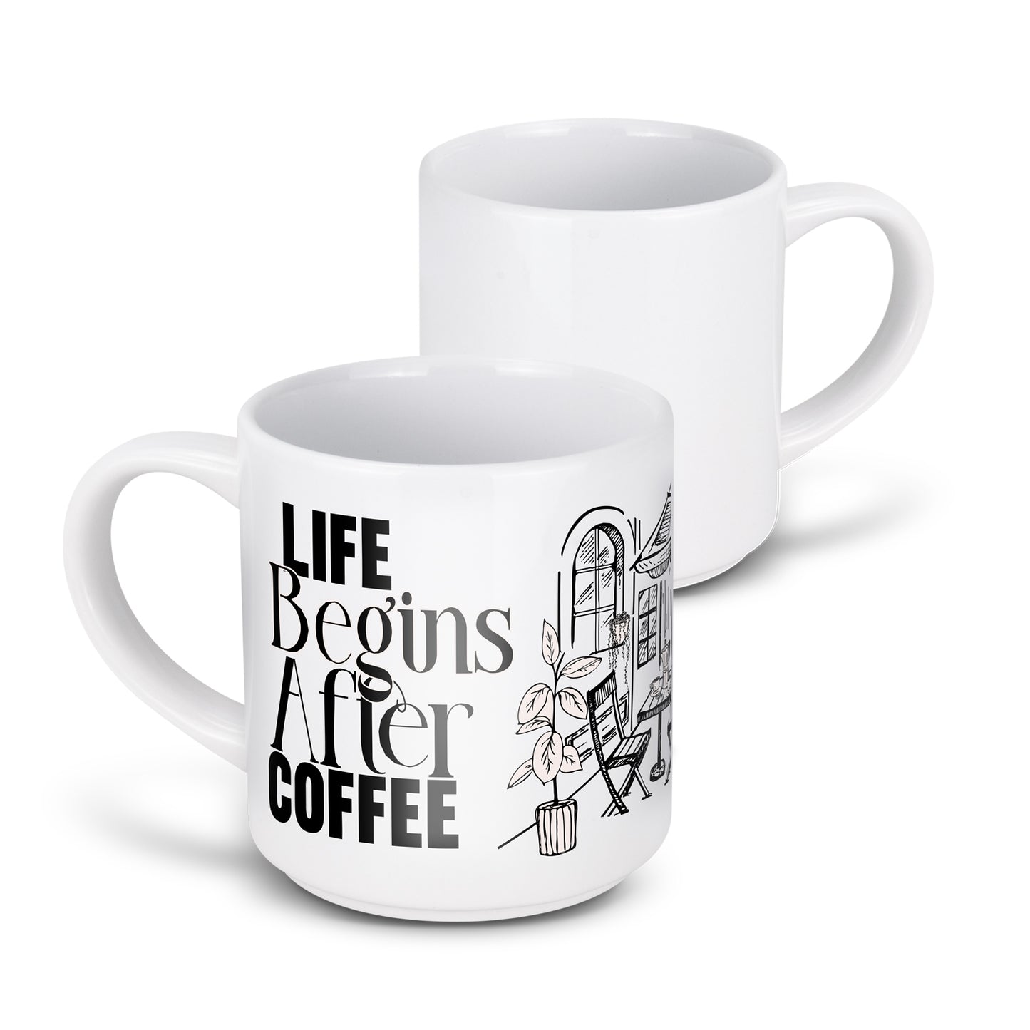 Arista Stackable Coffee Mug