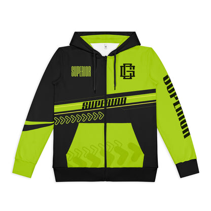 Custom Mens Active Zipped Hoodie