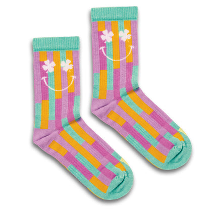 Pixel Knitted Bamboo Socks