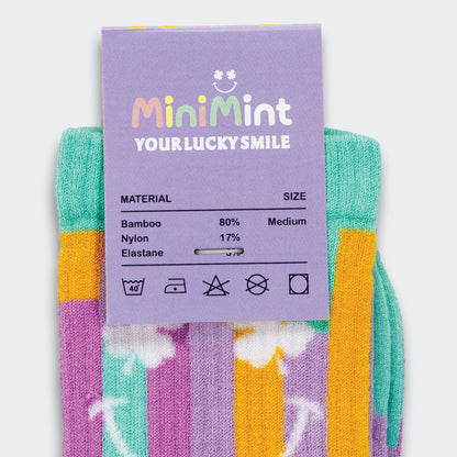Pixel Knitted Bamboo Socks