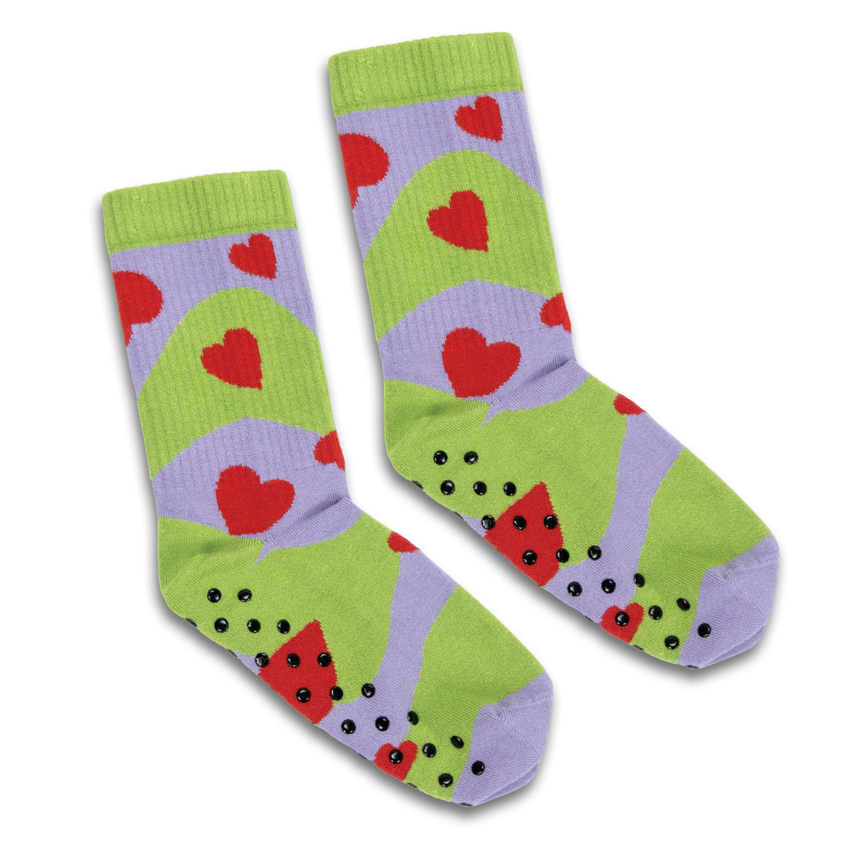 Pixel Knitted Bamboo Grip Socks