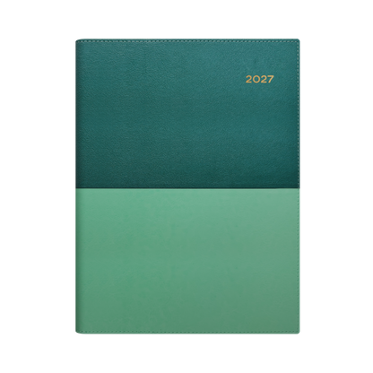 2027 Collins Debden Diary - Vanessa A4 Day to Page, Soft PU Cover