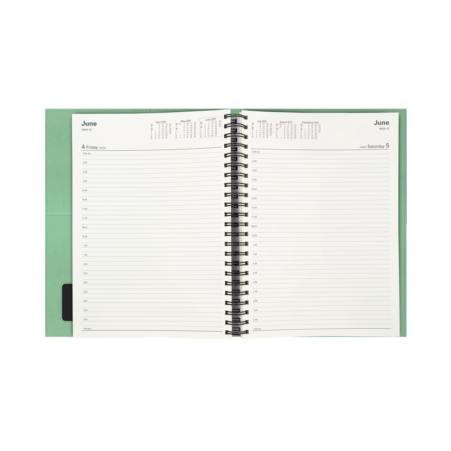 2027 Collins Debden Diary - Vanessa A4 Day to Page, Soft PU Cover