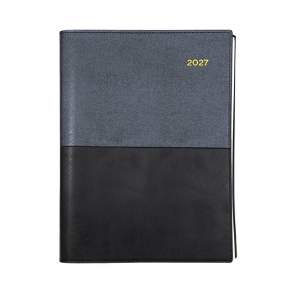 2027 Collins Debden Diary - Vanessa A4 Day to Page, Soft PU Cover