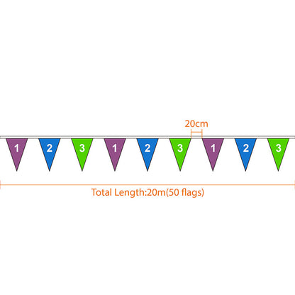 Custom Paper Pennant String Flags