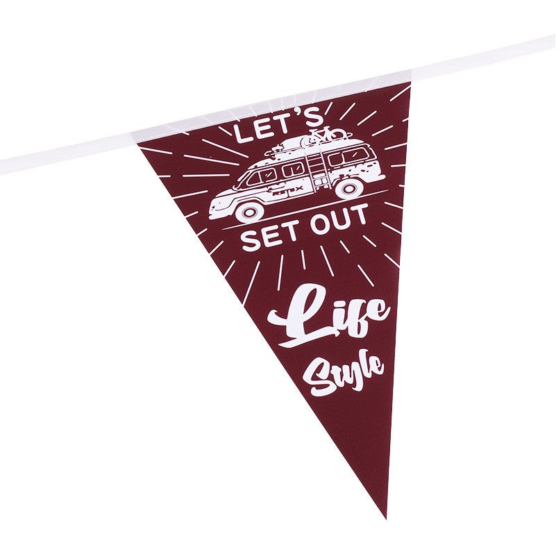 Custom PVC Pennant String Flags | Outdoor Event Flags Australia ...