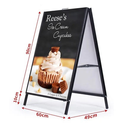Insertable A-Frame Sandwich Boards