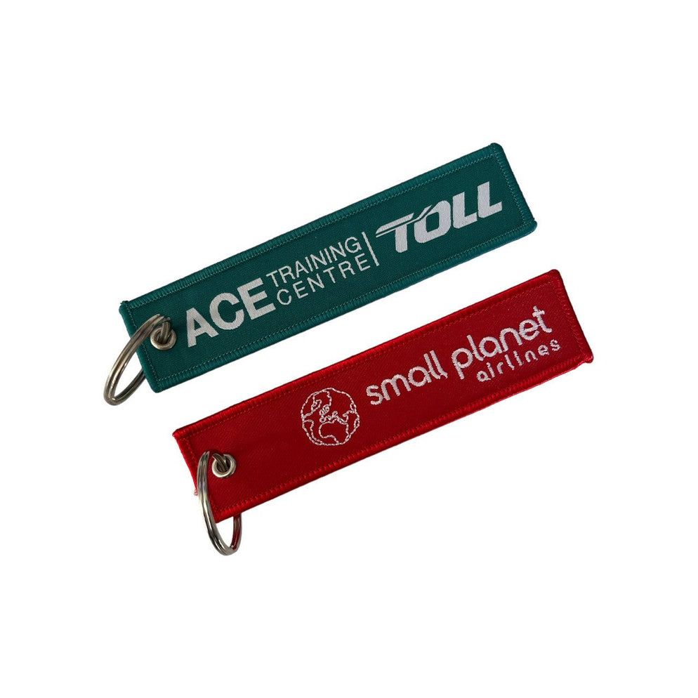 Logo Branded Remove Before Flight Key Chain