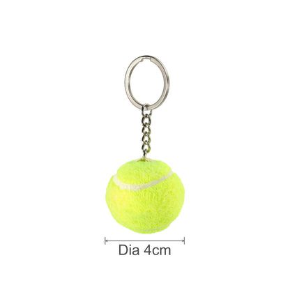 Tennis Ball Keyring